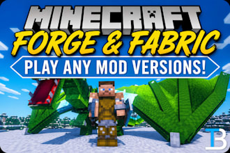 create,port,build custom minecraft mods modpacks gta fiven server discord setup