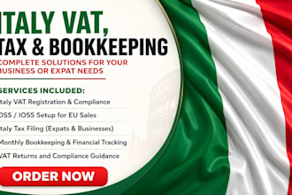 handle italy vat registration oss ioss expat tax return ecommerce bookkeeping