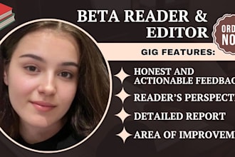 beta read your fantasy beta reader romance fiction novel horror thriller book