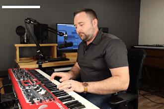 be your pianist, record high quality piano, synth, and keyboard music
