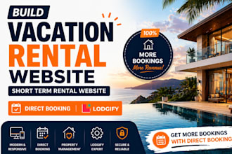 build vacation rental website short term rental website direct booking lodgify