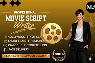 write a movie script or short film screenplay for you