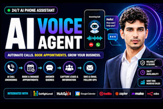 create ai voice agent to answer calls and capture leads