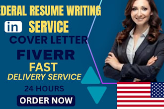 write a professional federal resume for usa jobs