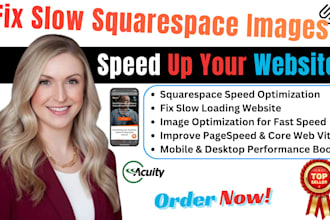 fix slow squarespace images and optimize website speed for fast loading