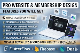 design a modern squarespace, weebly, or bookmark website with memberstack