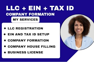 do llc registration, company formation, ein, tax id, and business licensing