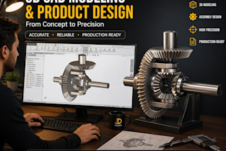 do professional design modeling, 3d printing stl,obj files, solidwork