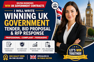 write winning UK government tender bid proposal and rfp response