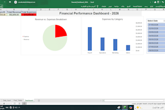 create dynamic excel financial dashboards