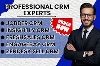 setup jobber crm freshsales insightly zendesk sell breakcold engagebay