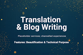 translate in arabic french and english just as you want