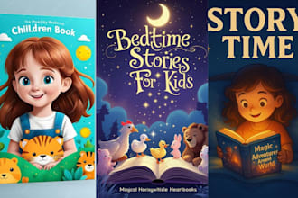 format children book for amazon kdp, kids book formatting, kids cover design