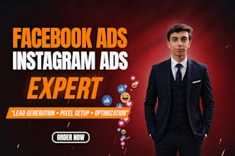 setup and manage facebook ads advertising marketing campaign, fb or meta ads