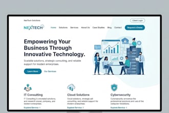 design corporate website UI UX