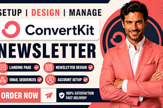 setup convertkit automation, kit landing page, kit ai newsletter, kit automation
