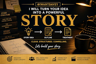turn your idea into a structured story outline
