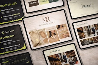create professional brand identity design and branding kit