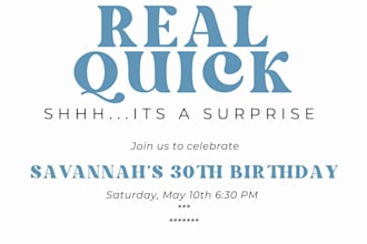 design modern flyers and event invitations