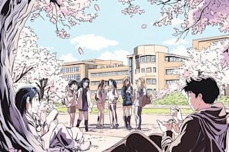 draw manhwa, anime, and webtoon style illustration