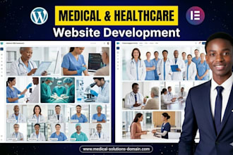 design medical, home care, healthcare, dental, clinic website