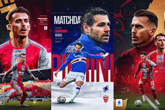 design professional matchday graphics for your games