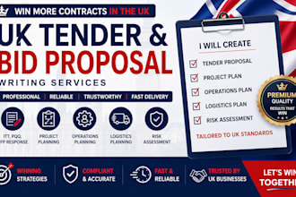 write winning uk tender,  bid proposal, itt, pqq, rfp response