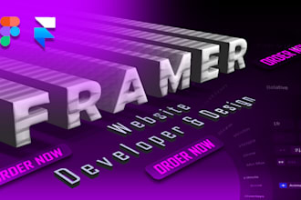 design and develop ur framer website fix framer template developer portfolio