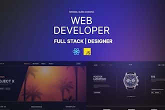 create a complete professional website