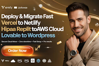deploy migrate vercel to netlify, hipaa replit to aws cloud lovable to wordpress