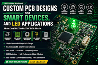 design reliable pcb circuit boards for iot, smart tech and led systems