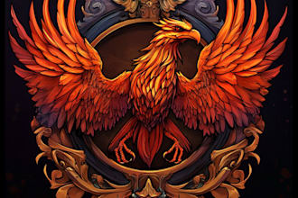 capture a fantasy rpg logo dnd image for you