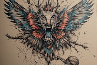 design professional tattoo and custom tattoo