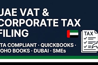 file uae vat return corporate tax and bookkeeping via fta