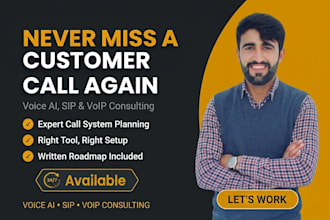 provide voice ai agent, sip, and voip consultation