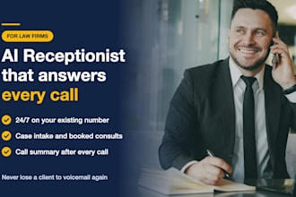 answer every law firm call with an ai receptionist