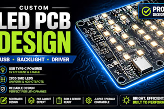 design custom led pcb, usb backlight pcb, led driver and lighting pcb