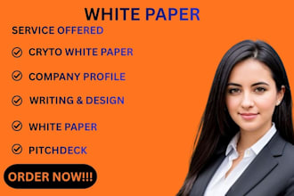 write a crypto whitepaper for your blockchain ico