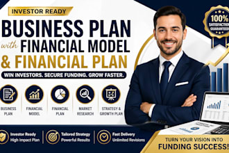 write an investor ready business plan with powerful financial projections