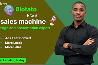 create high converting blotato ad campaign for your business or brand