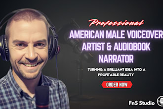 be your american male audiobook narrator male voice over and audiobook narration