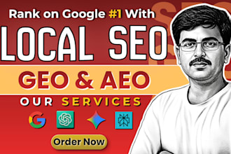 do GEO, aeo, local SEO to rank you in google ai, and voice search