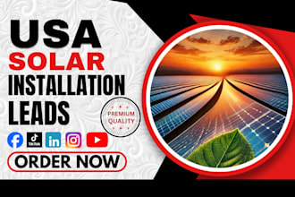 generate premium solar installation leads through social media ads