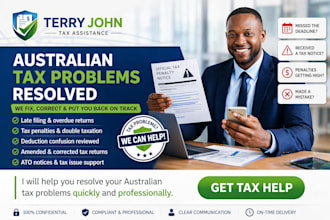 resolve australian tax issues incorrect filings overdue tax returns, ato notice