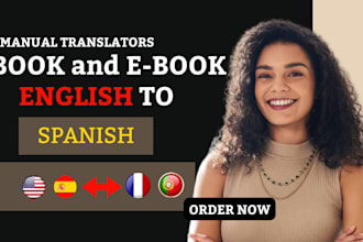 translate to portuguese, spanish translation, french book proofreading
