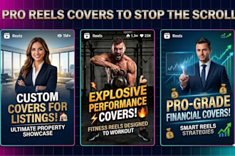 design covers for reels and short video content