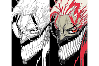 color manga, comic or webtoon professionally