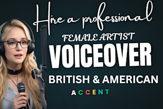 record a british female voice over