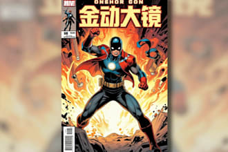draw comic book illustration graphic