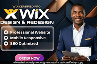design modern wix website or redesign wix coaching website and  wix landing page